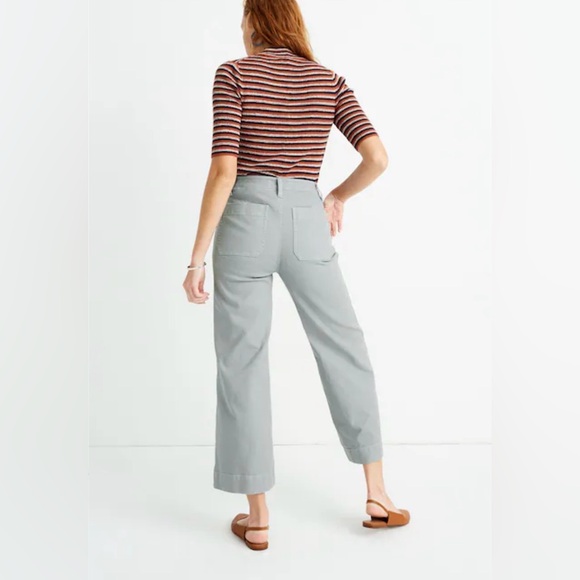 Madewell Light Gray Flare Jeans - Picture 2 of 13